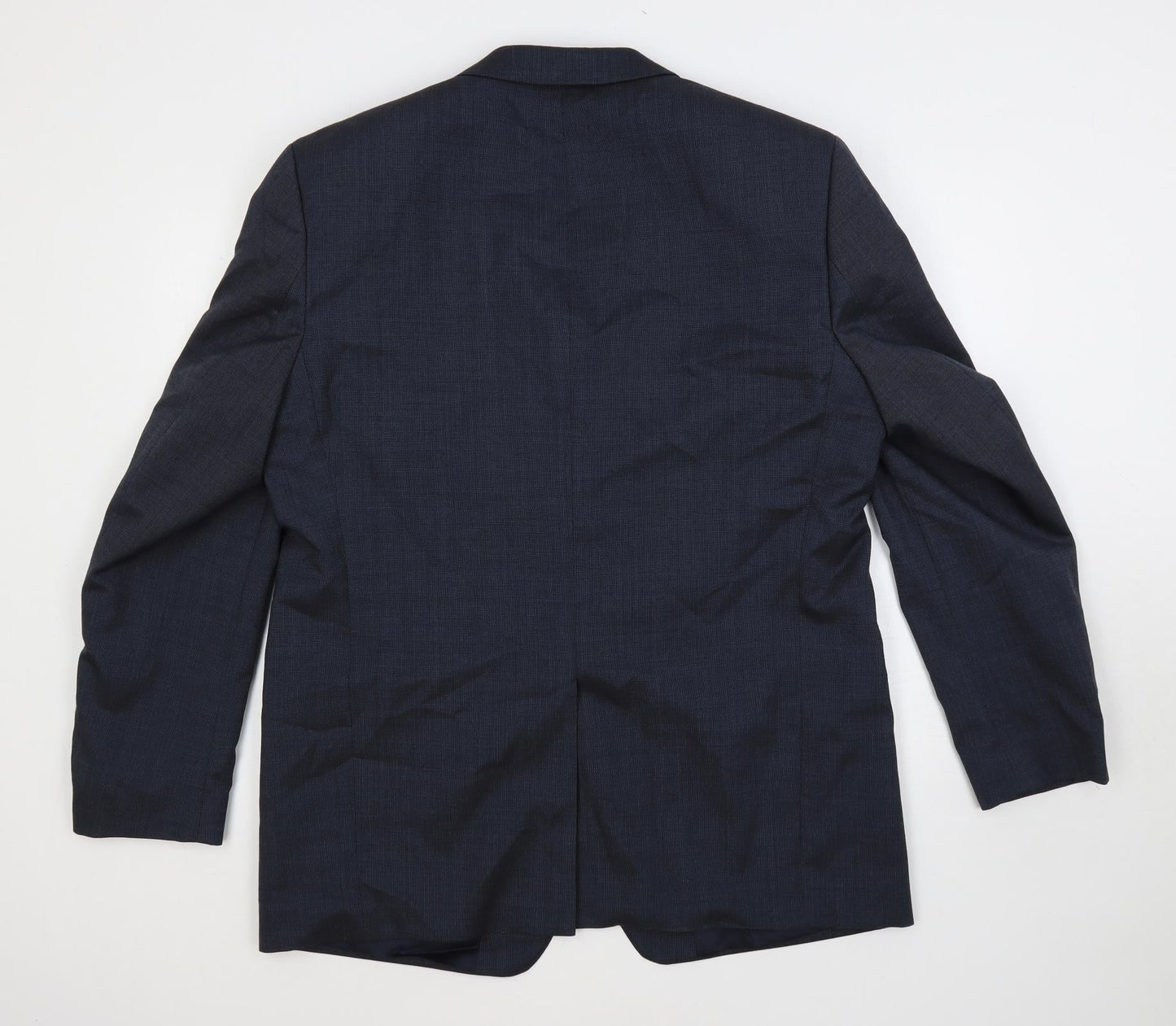 Ciro Citterio Mens Blue Polyester Jacket Suit Jacket Size 42 Regular