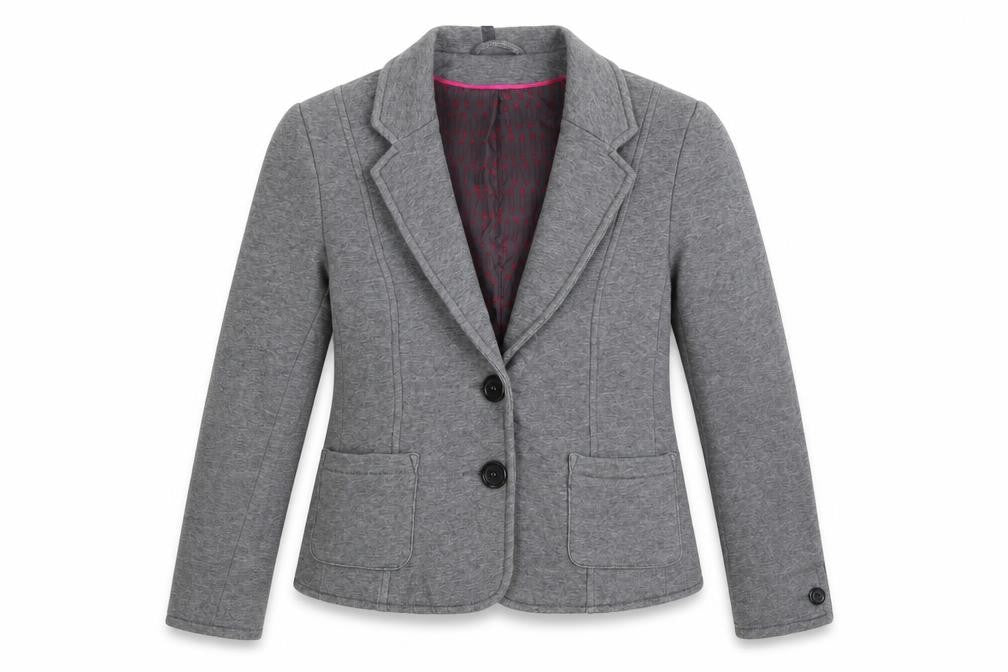 Divided by H&M Womens Grey Jacket Blazer Size 12 Button