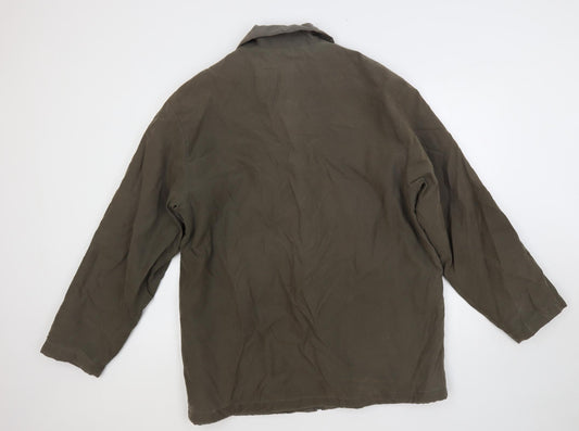 Canda Mens Green Jacket Size M Zip