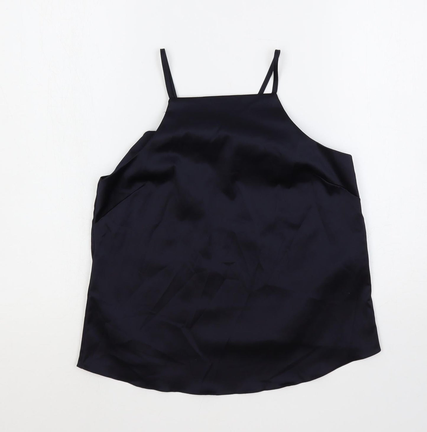 ASOS Womens Blue Polyester Camisole Tank Size 6 Square Neck - Open Back