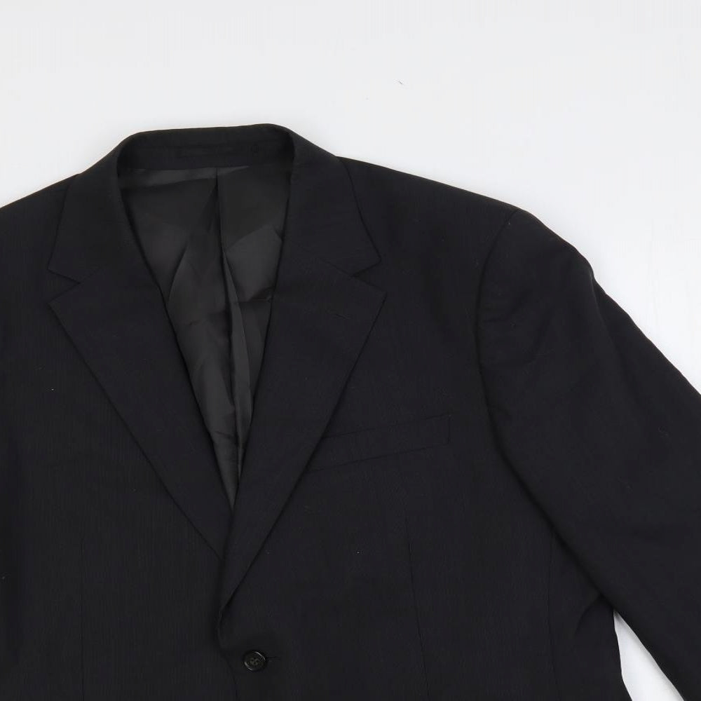 Brook Taverner Mens Grey Wool Jacket Suit Jacket Size 44 Regular