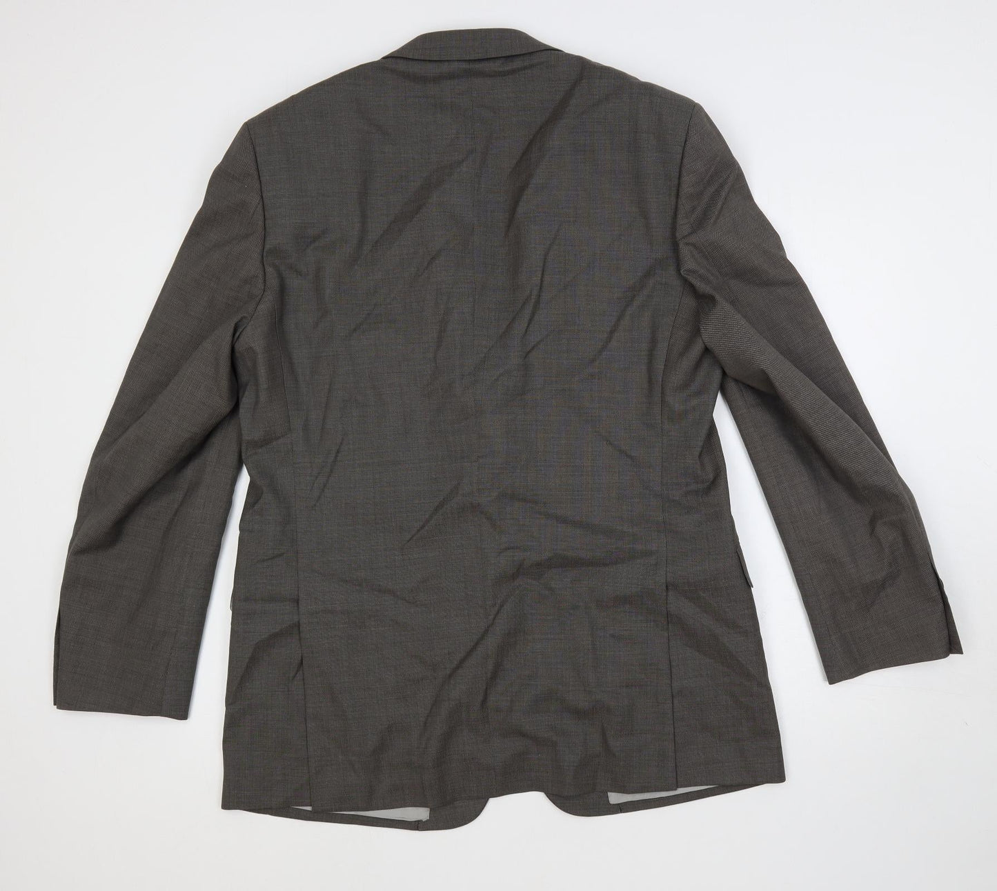 Marks and Spencer Mens Grey Wool Jacket Suit Jacket Size 42 Regular
