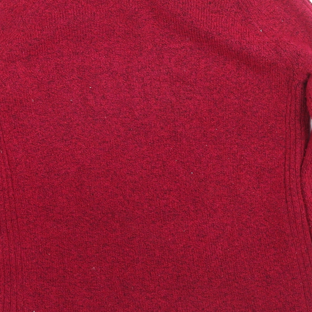 Marks and Spencer Womens Pink Round Neck Acrylic Pullover Jumper Size XS