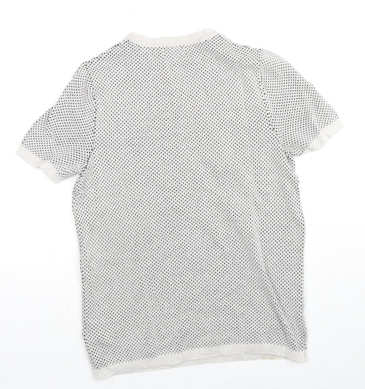 NEXT Mens Grey Cotton T-Shirt Size XS Round Neck