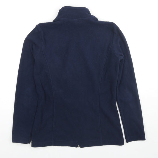 Marks and Spencer Womens Blue Jacket Size 8 Zip