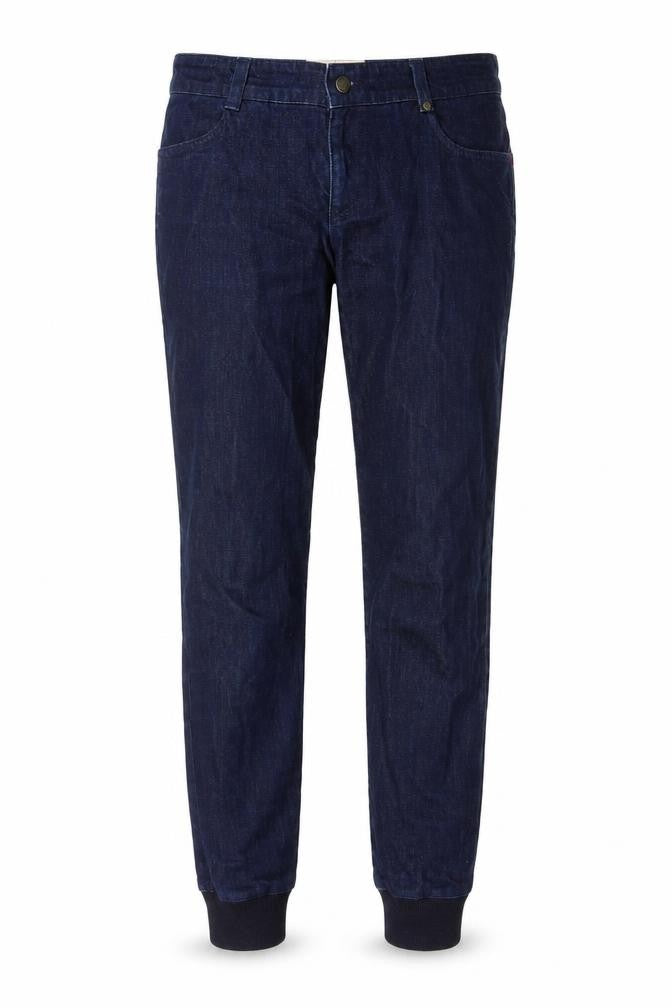 TOM TAILOR Womens Blue Cotton Skinny Jeans Size 29 in L32 in Regular Zip - Pockets, Belt Loops, Cuffed