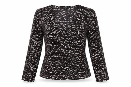 Womens UK Size M Brave Soul Black Polyester Button-Up
