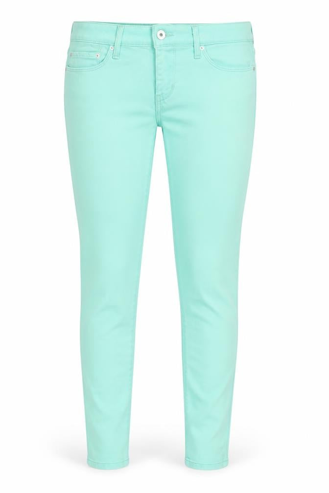 Levi's Womens Green Cotton Skinny Jeans Size 26 in L28 in Regular Zip