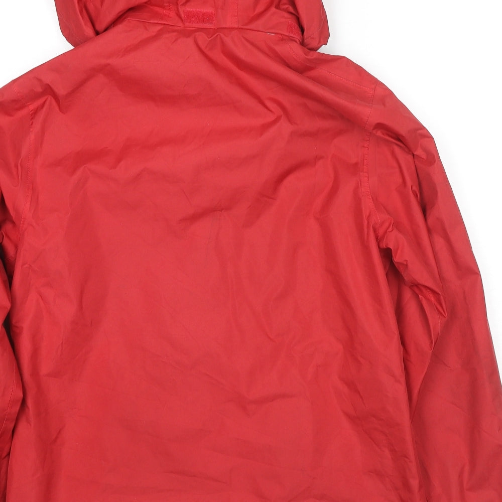 Hi Gear Womens Red Windbreaker Jacket Size 8 Zip - Technical