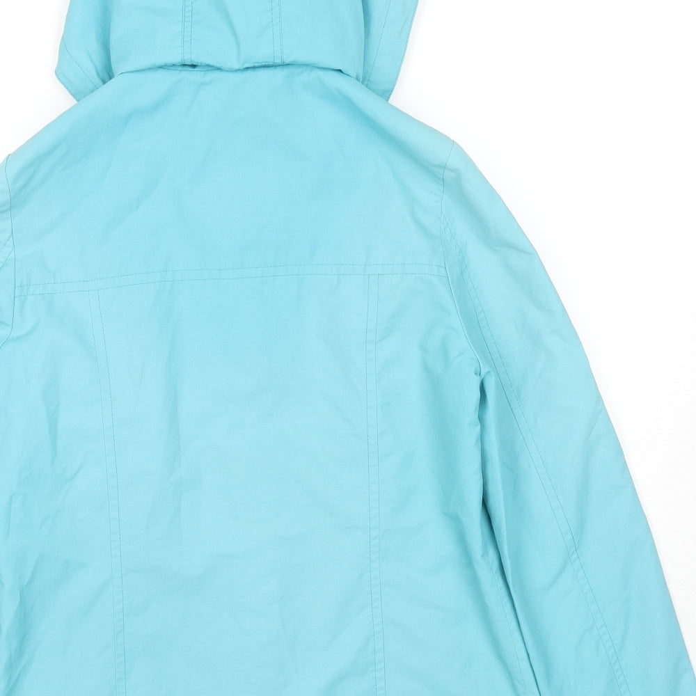 Per Una Womens Blue Jacket Size 8 Zip