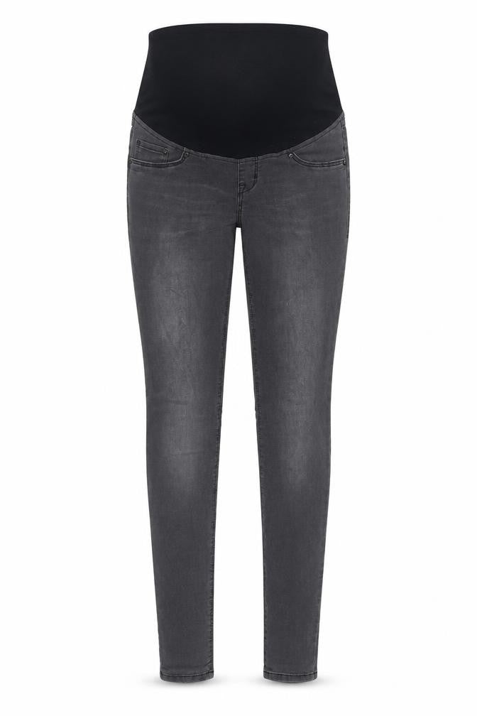 H&M Womens Grey Cotton Skinny Jeans Size 10 L30 in Regular