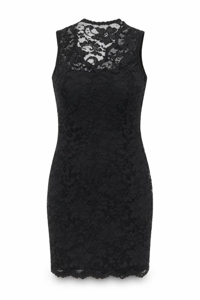 Boohoo Womens Black Floral Nylon Bodycon Size 12 V-Neck Pullover