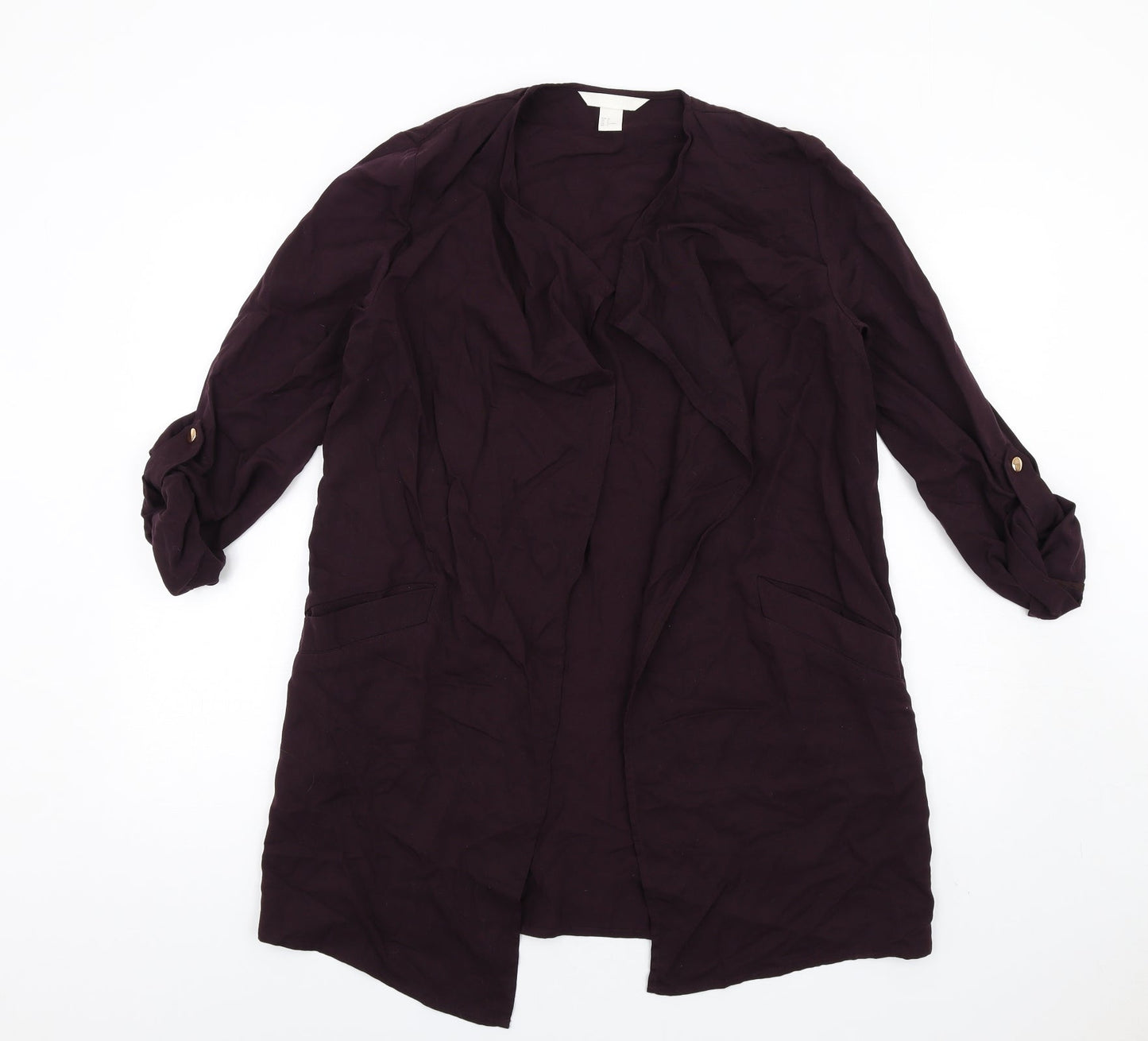 H&M Womens Purple Jacket Size 8