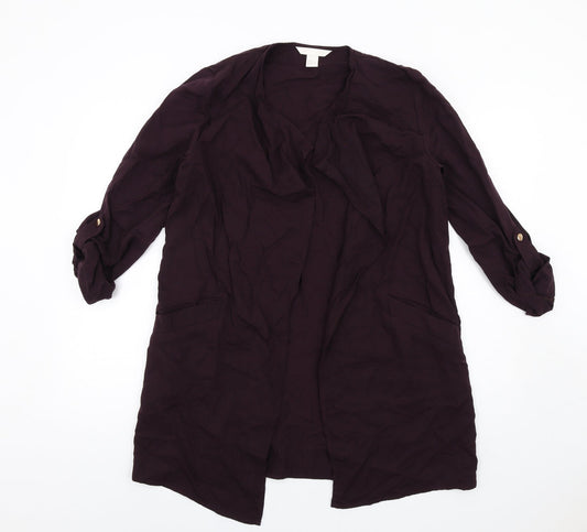 H&M Womens Purple Jacket Size 8