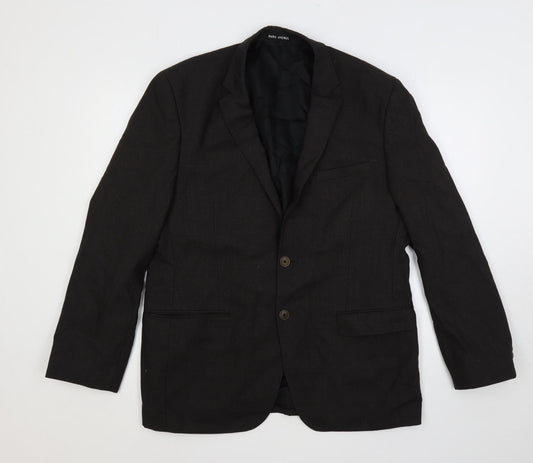 Park Avenue Mens Brown Polyester Jacket Suit Jacket Size 40 Regular