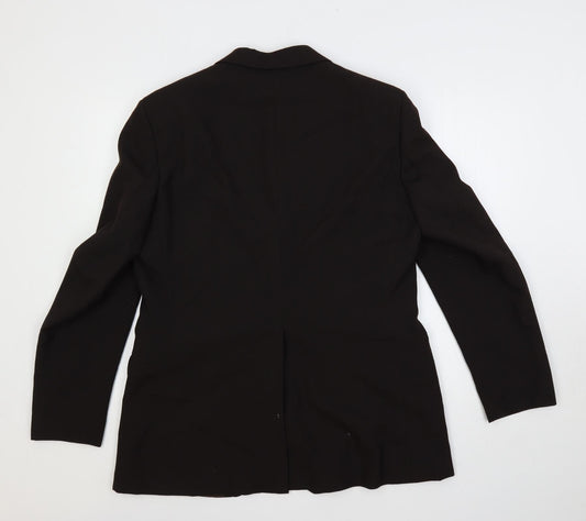 Hepworths Mens Brown Wool Jacket Suit Jacket Size 40 Regular