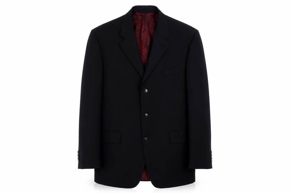 van Kollen Mens Blue Polyester Jacket Blazer Size 44 Regular