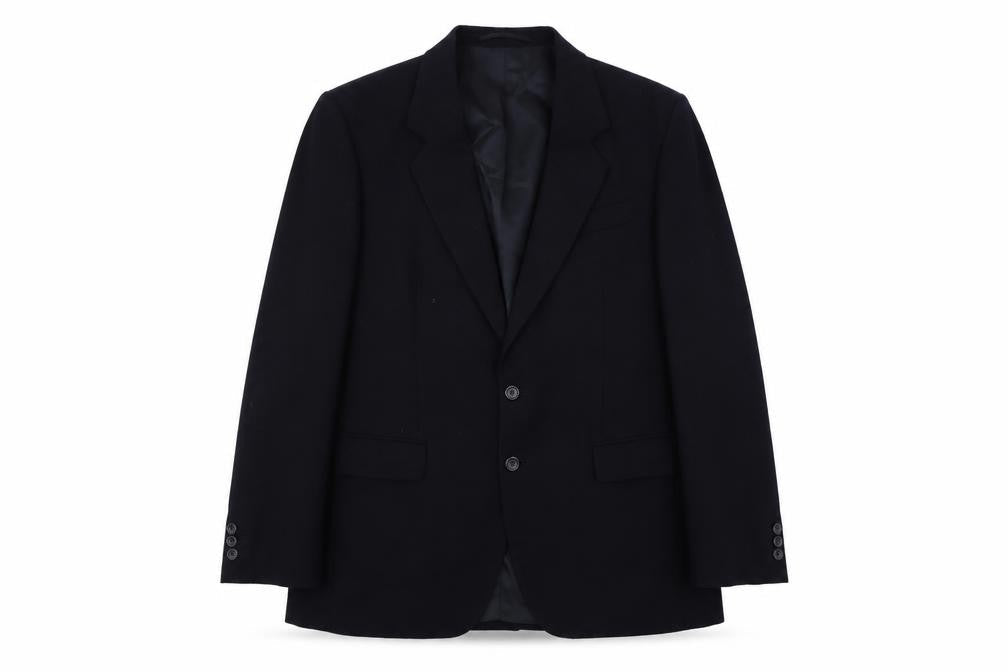 Varteks Mens Blue Wool Jacket Suit Jacket Size 40 Regular