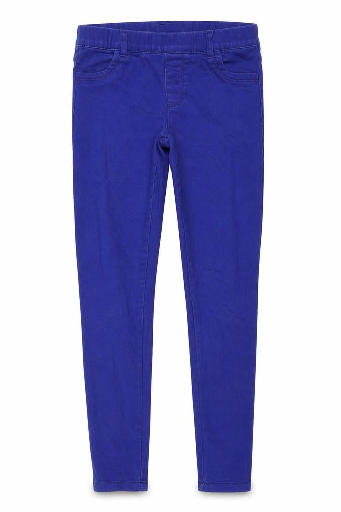 Lefties Girls Blue Cotton Jegging Jeans Size 11-12 Years L25 in Regular Zip