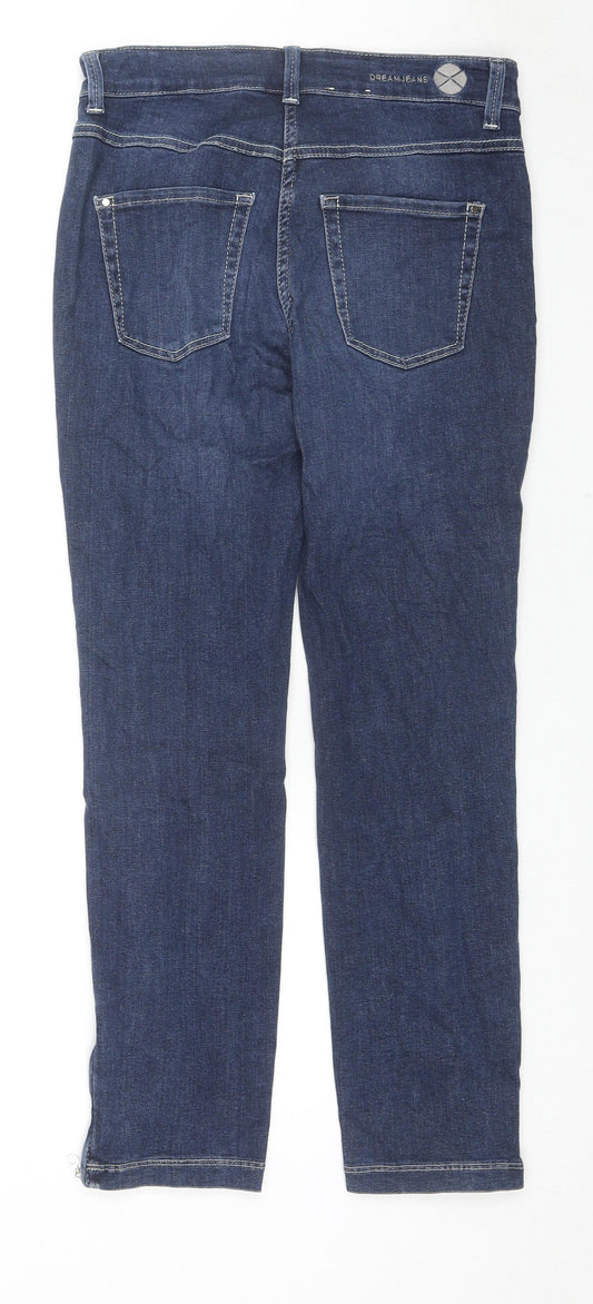 Dream Jeans Womens Blue Cotton Skinny Jeans Size 28 in L26 in Regular Zip