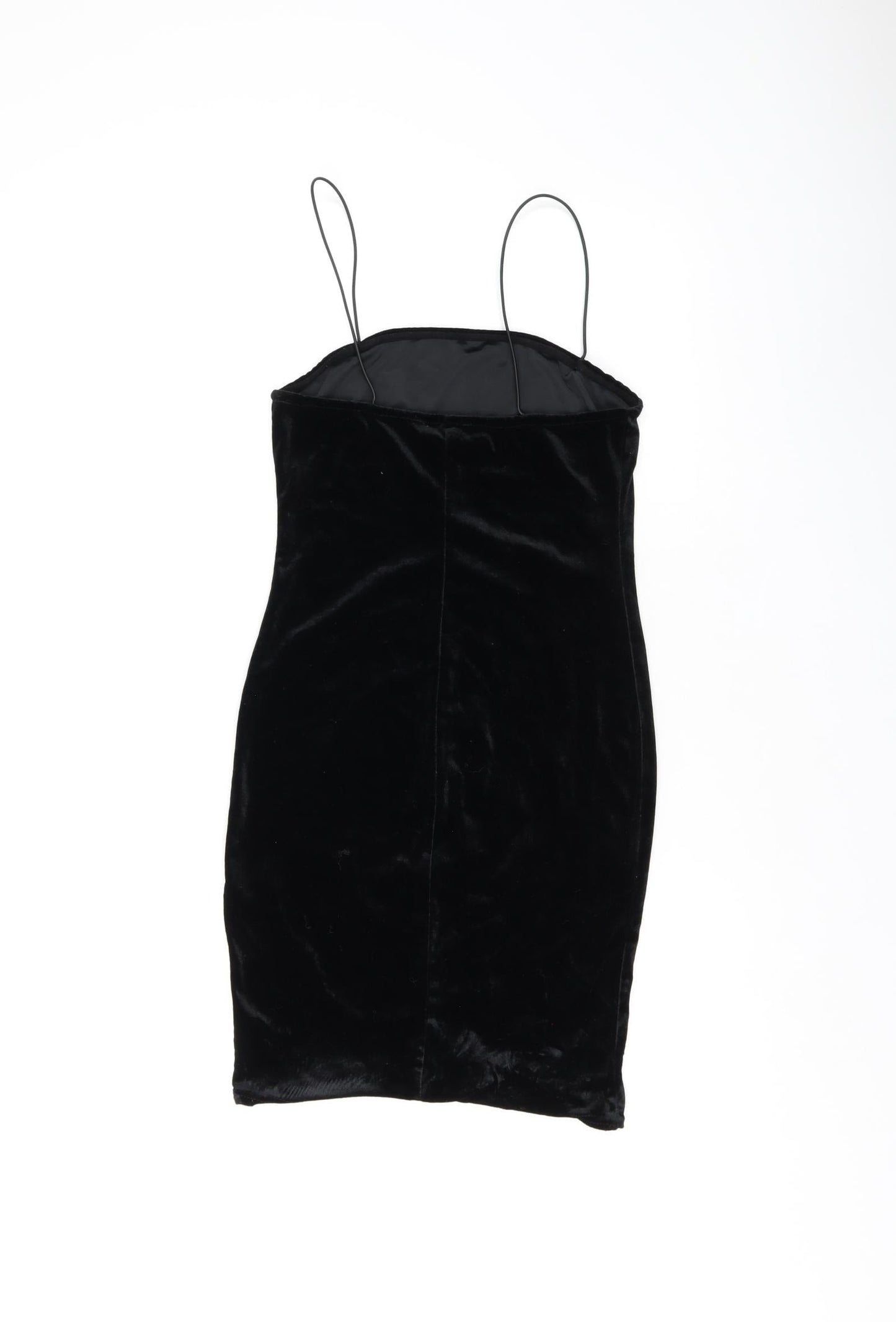 New Look Womens Black Polyester Bodycon Size 8 Off the Shoulder Pullover