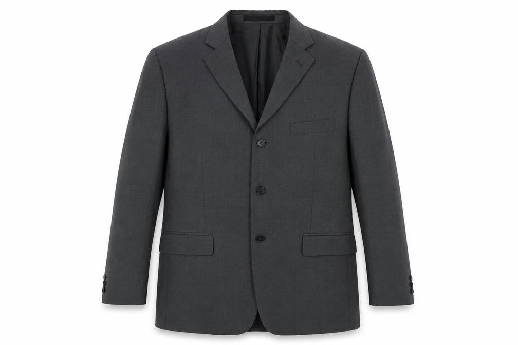 Marks and Spencer Mens Grey Polyester Jacket Suit Jacket Size 42 Regular