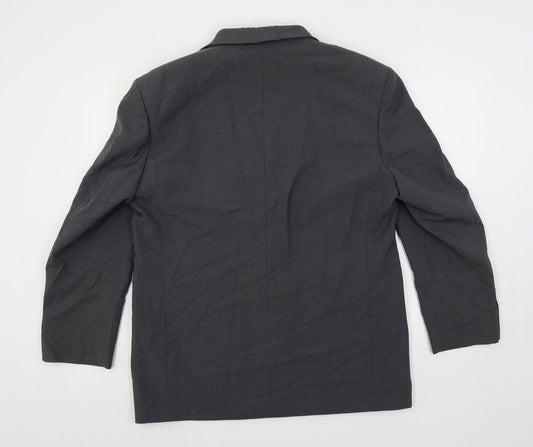 Marks and Spencer Mens Grey Polyester Jacket Suit Jacket Size 42 Regular