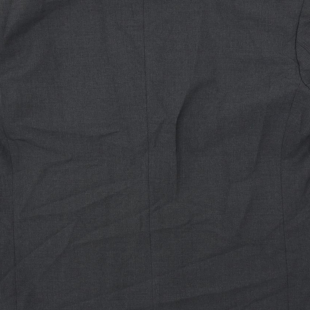 Marks and Spencer Mens Grey Polyester Jacket Suit Jacket Size 42 Regular
