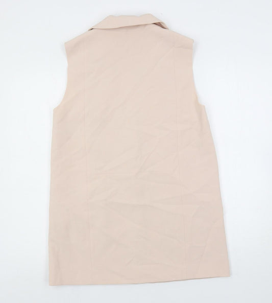 Oasis Womens Pink Jacket Waistcoat Size 12 - Open