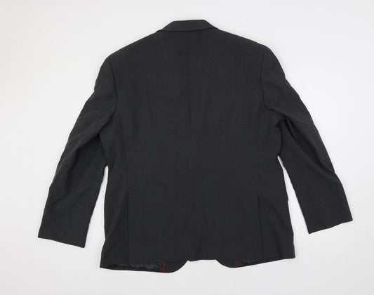 Marks and Spencer Mens Grey Wool Jacket Suit Jacket Size 44 Regular
