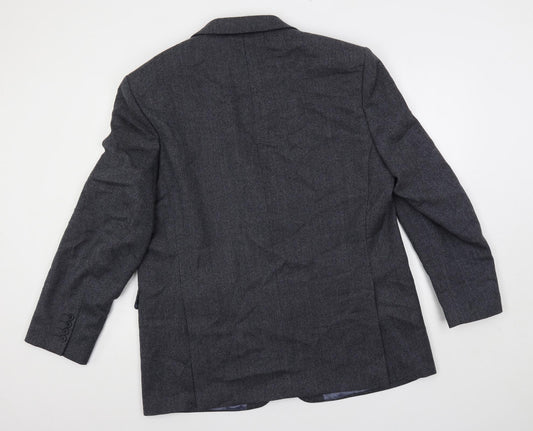 Marks and Spencer Mens Grey Wool Jacket Suit Jacket Size 46 Regular