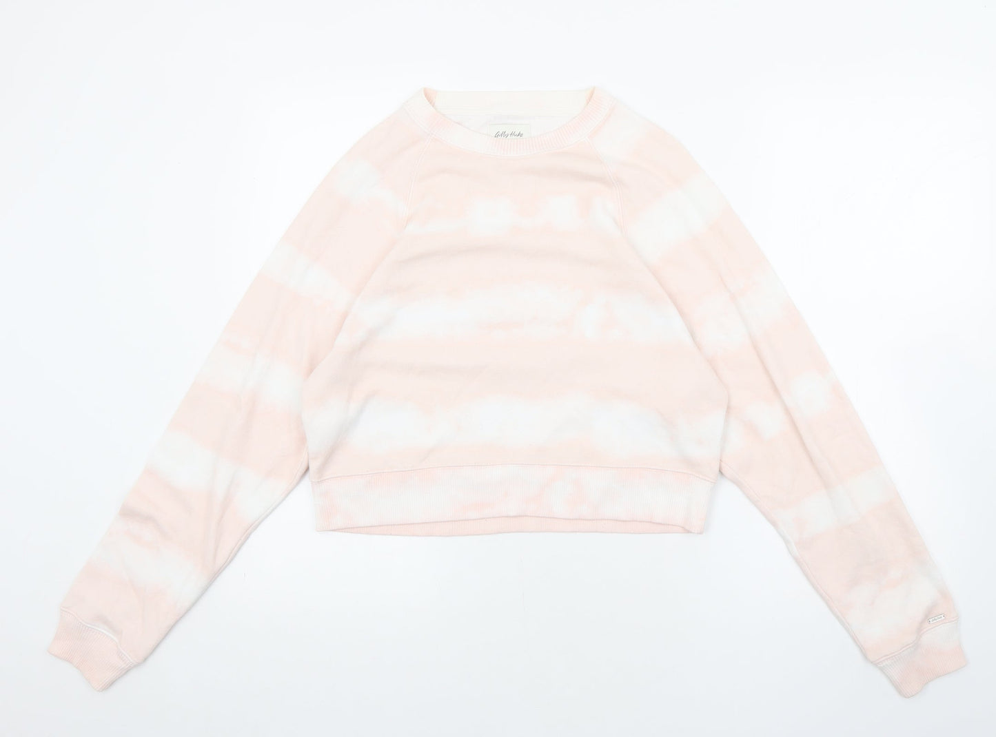 Gilly Hicks Womens Pink Cotton Pullover Sweatshirt Size XS Pullover - Striped Tie Dye