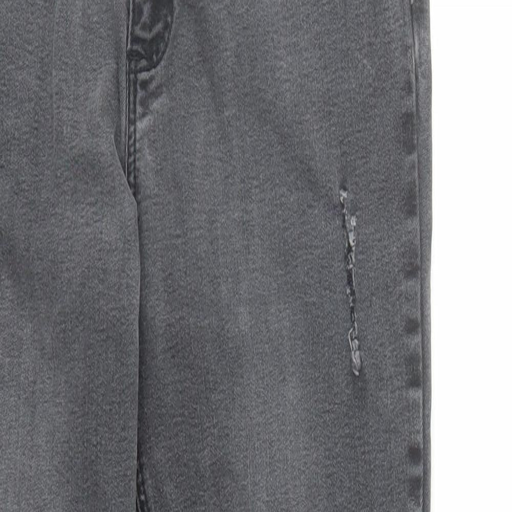 Denim & Co. Womens Black Cotton Skinny Jeans Size 12 L27 in Regular Zip