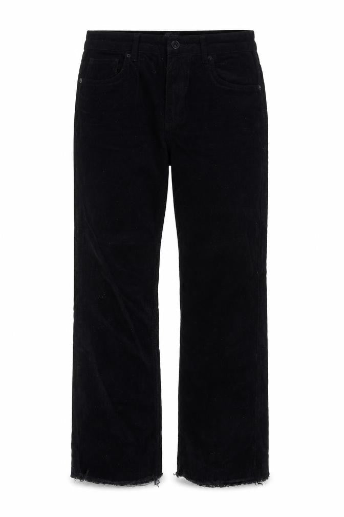 BDG Womens Black Cotton Trousers Size 32 in L26 in Regular Zip - Pockets, Belt Loops