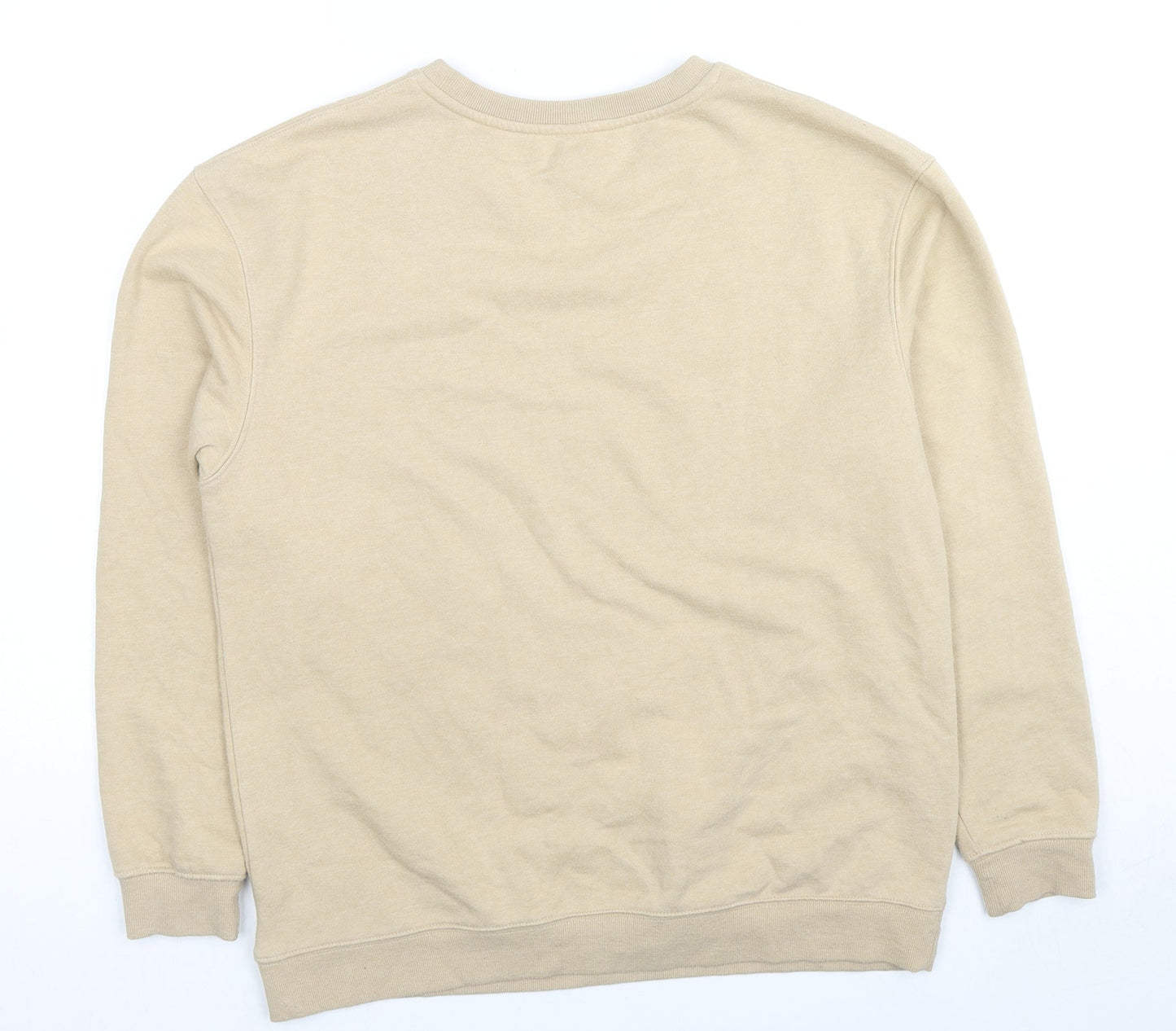 Nobody's Child Womens Beige Cotton Pullover Sweatshirt Size M Pullover - Be Kind
