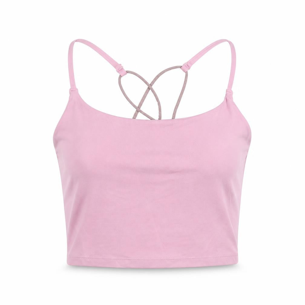 H&M Womens Purple Polyester Cropped Tank Size S Scoop Neck Pullover