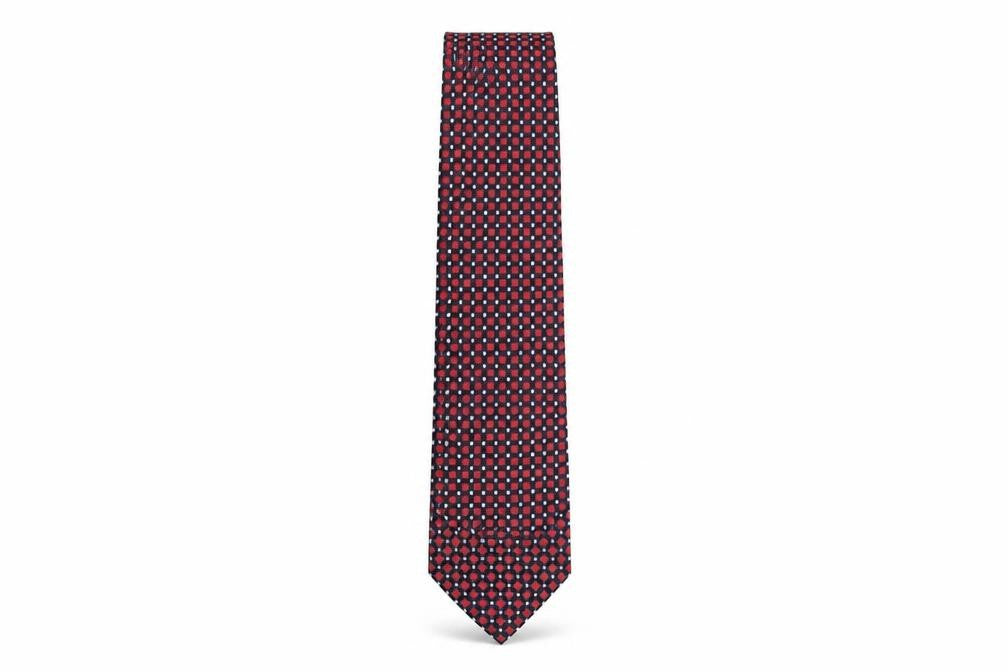 Tie Rack Mens Multicoloured Plaids & Checks Polyester Pointed Tie One Size