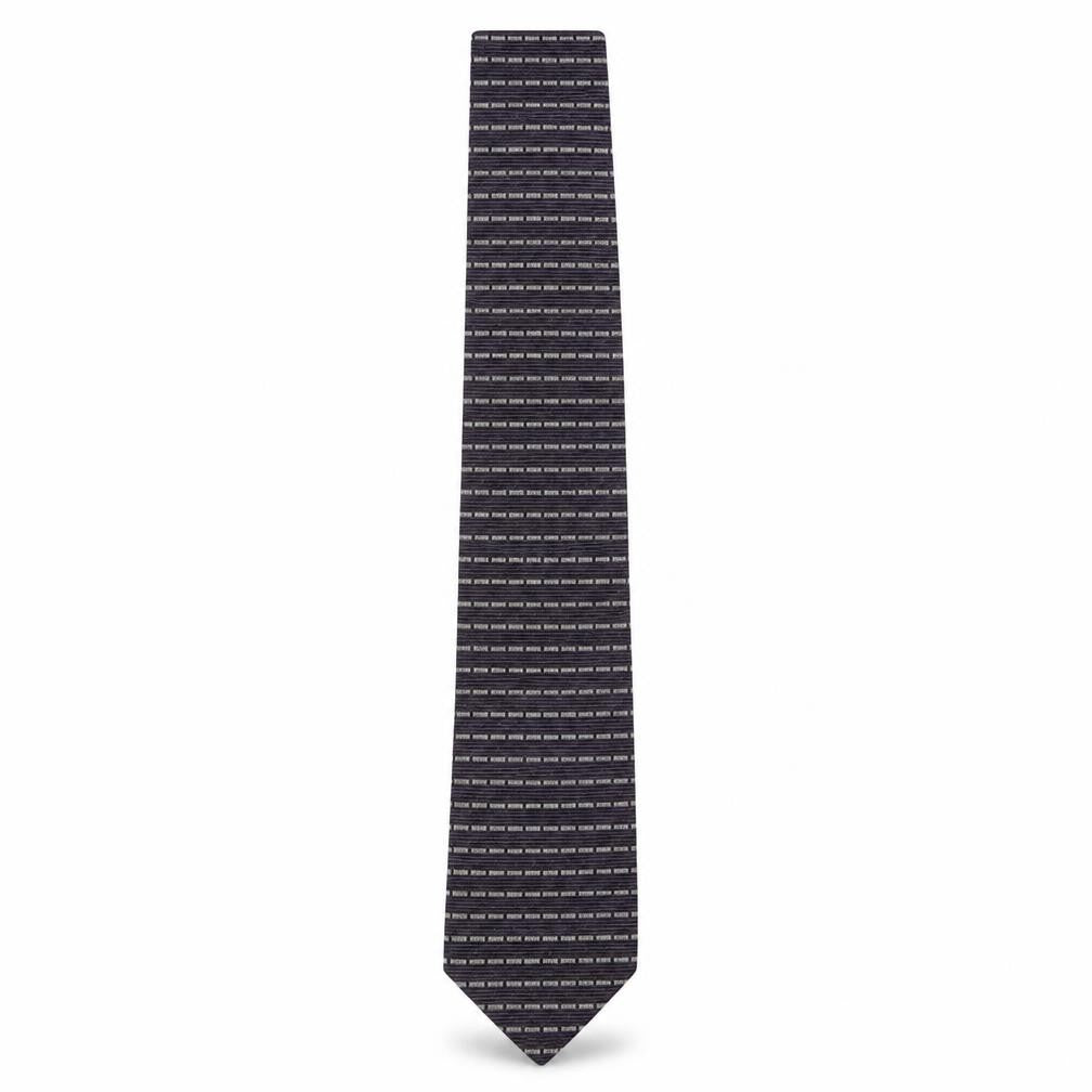 Paul Costelloe Mens Blue Striped Silk Pointed Tie One Size
