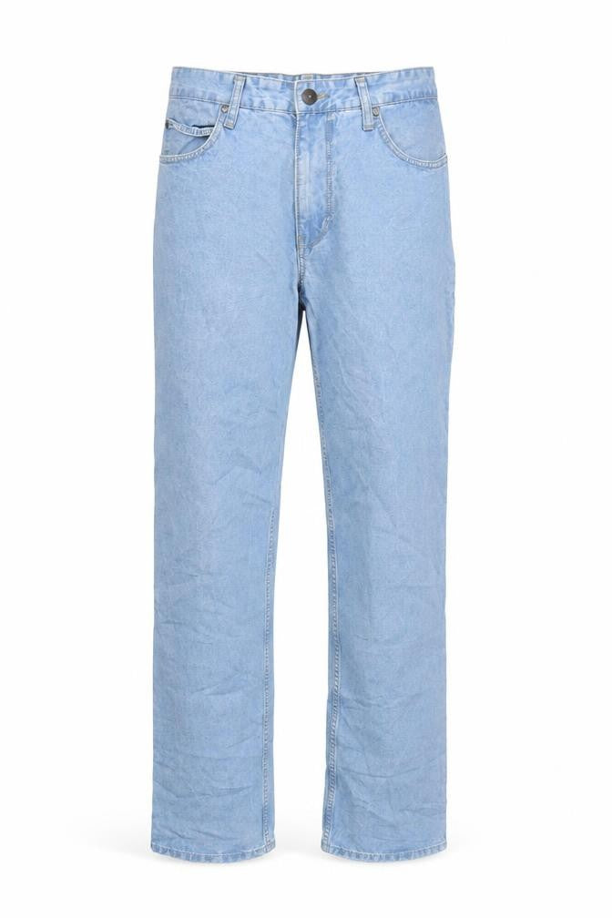 Killer Womens Blue Cotton Straight Jeans Size 36 in L33 in Regular Zip