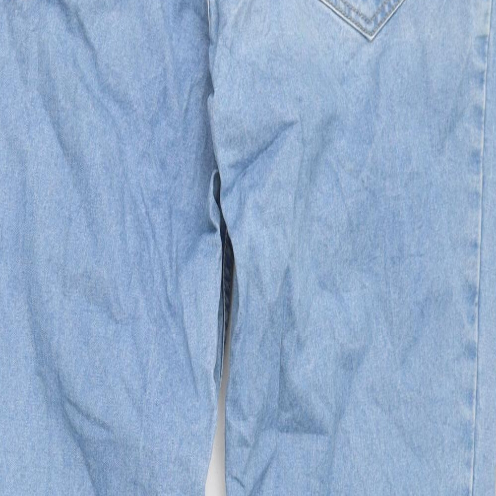 Killer Womens Blue Cotton Straight Jeans Size 36 in L33 in Regular Zip