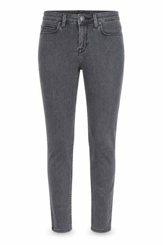 Lee Womens Grey Cotton Skinny Jeans Size 29 in L31 in Regular Zip