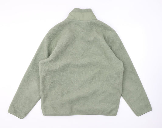 H&M Womens Green Jacket Size L Zip