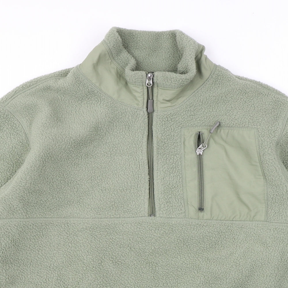 H&M Womens Green Jacket Size L Zip