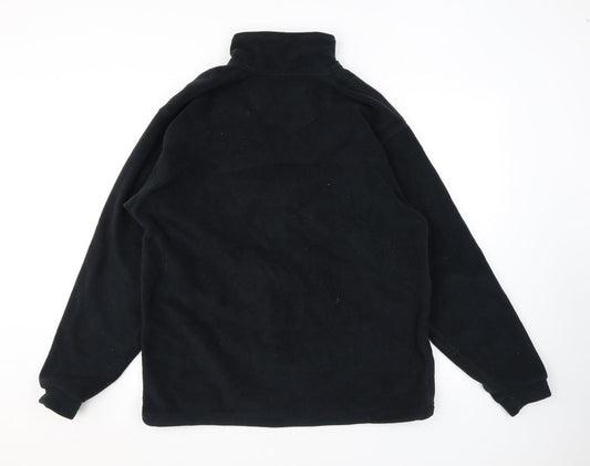 JERZEES Mens Black Jacket Size L Zip
