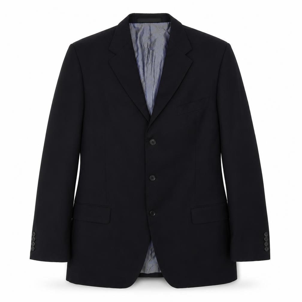 Marks and Spencer Mens Blue Wool Jacket Suit Jacket Size 44 Regular