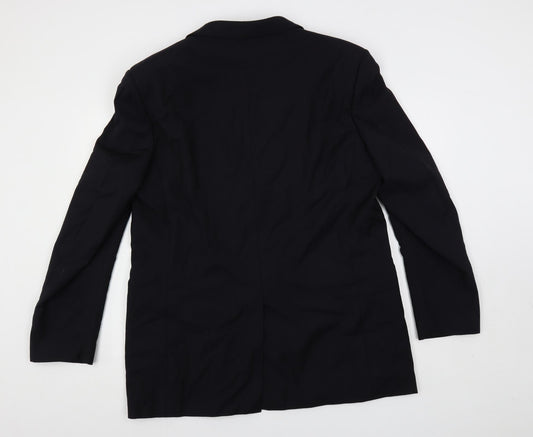 Marks and Spencer Mens Blue Wool Jacket Suit Jacket Size 44 Regular