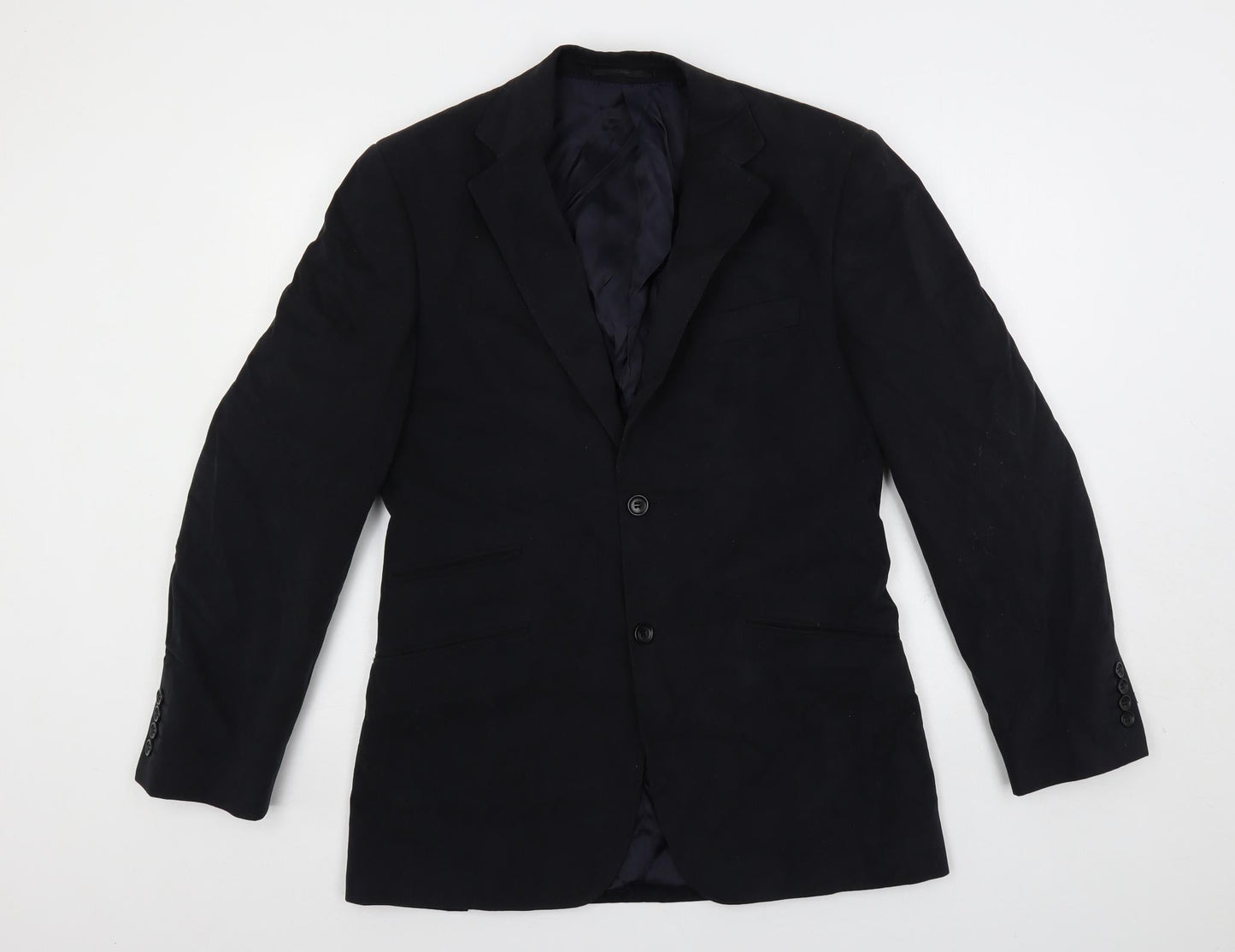 Blazer Mens Black Jacket Blazer Size 38 Button