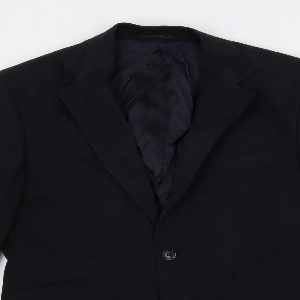 Blazer Mens Black Jacket Blazer Size 38 Button