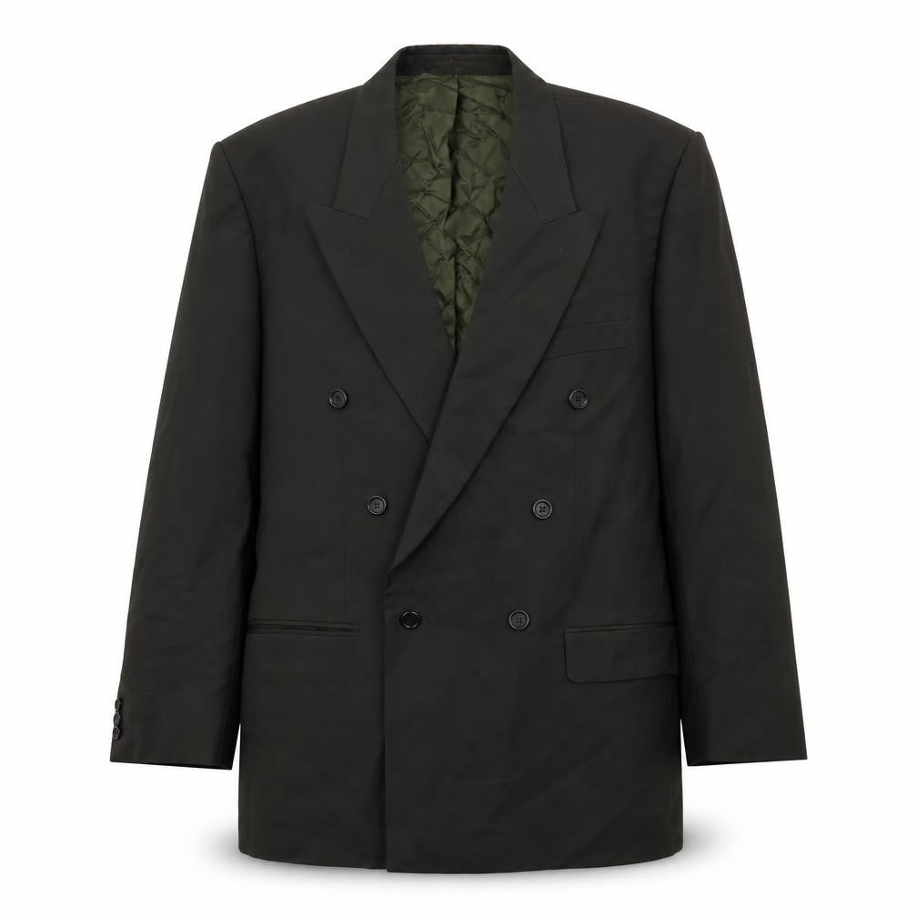 Marks and Spencer Mens Green Polyester Jacket Suit Jacket Size 40 Regular