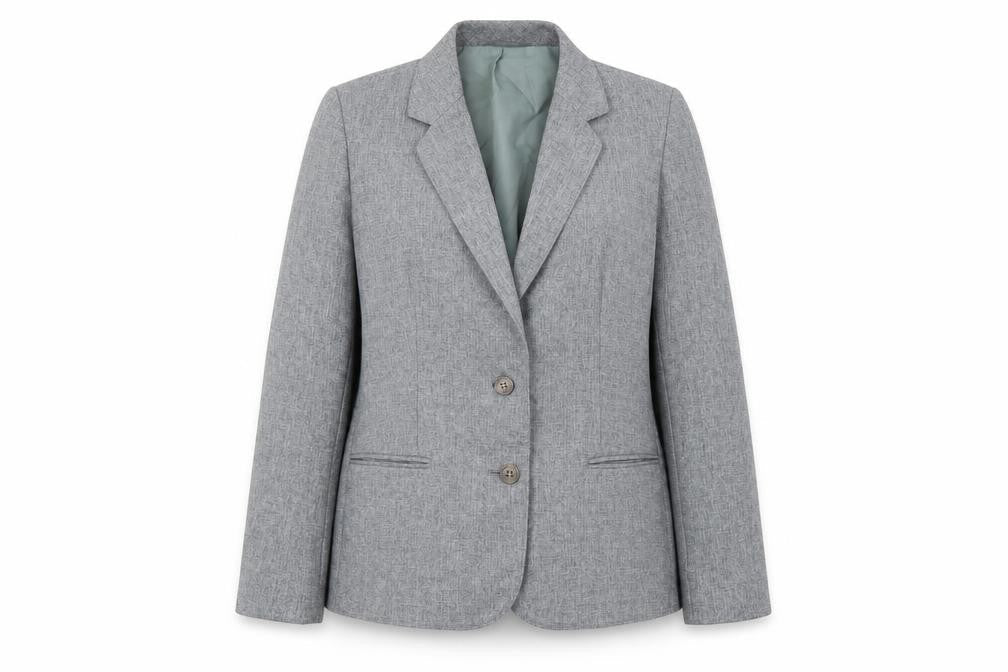 St Michael Womens Grey Jacket Blazer Size 16 Button